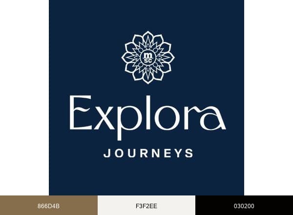 Explora Journeys brand color palette