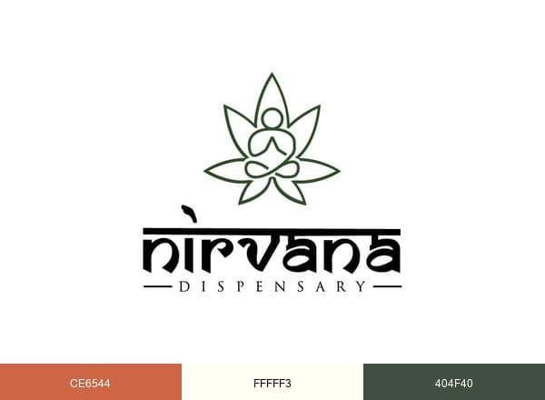 Nirvana Dispensary brand color palette
