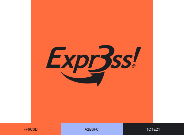 Expr3ss! brand color palette
