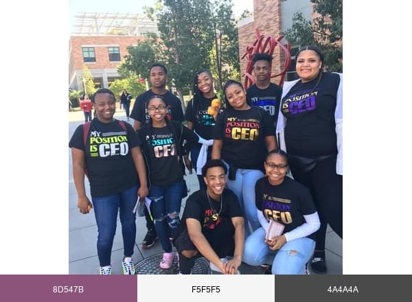 Empowering Youth and Families Outreach brand color palette