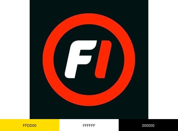 F1 Calendar brand color palette
