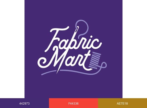 Fabric Mart brand color palette