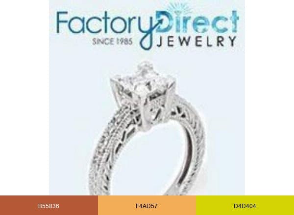 FactoryDirectJewelry brand color palette