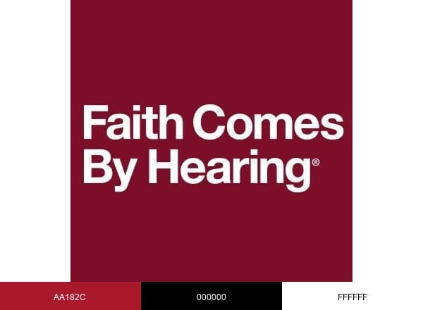 FaithComesByHearing brand color palette