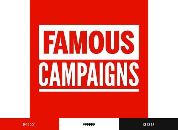 Famous Campaigns brand color palette
