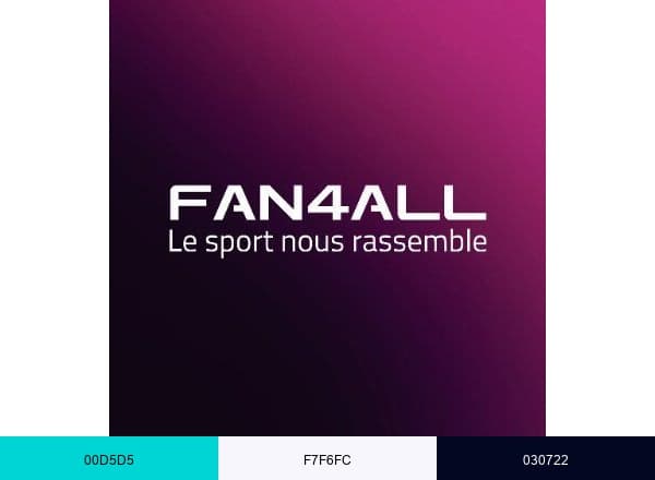 Fan4all brand color palette