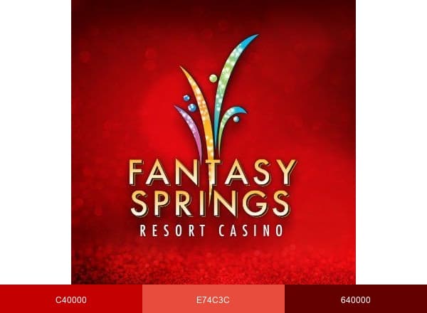 Fantasy Springs brand color palette