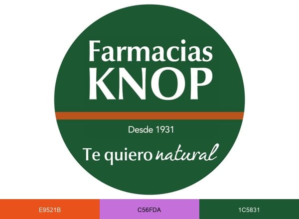 Farmacias Knop brand color palette