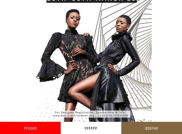 Fashion GHANA brand color palette