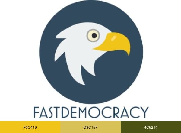 FastDemocracy brand color palette