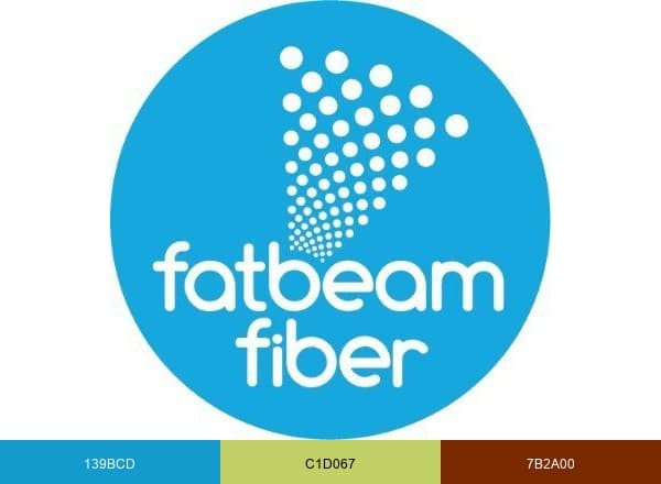 Fatbeam Fiber brand color palette