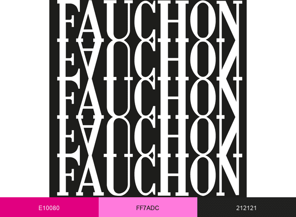 FAUCHON Paris brand color palette