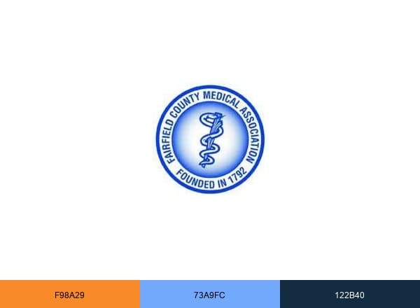 Fairfield County Medical Association brand color palette