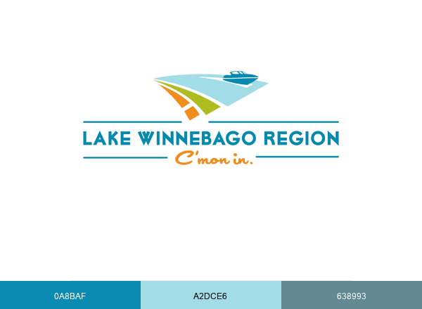 Destination Lake Winnebago Region Visitors Bureau brand color palette