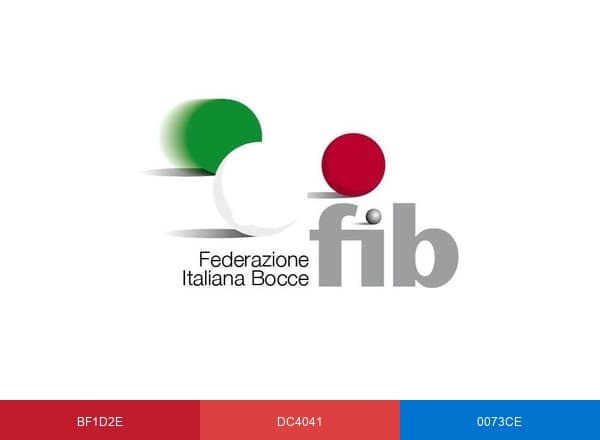 FIB Federazione Italiana Bocce brand color palette