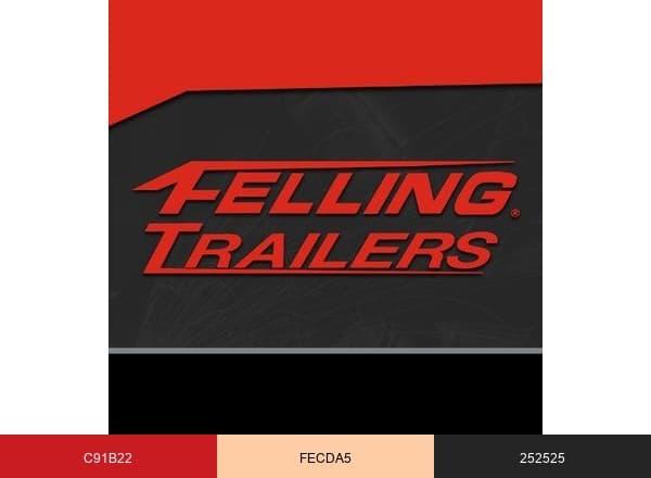Felling Trailers Inc brand color palette
