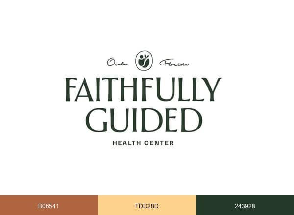 Faithfully Guided Health Center brand color palette