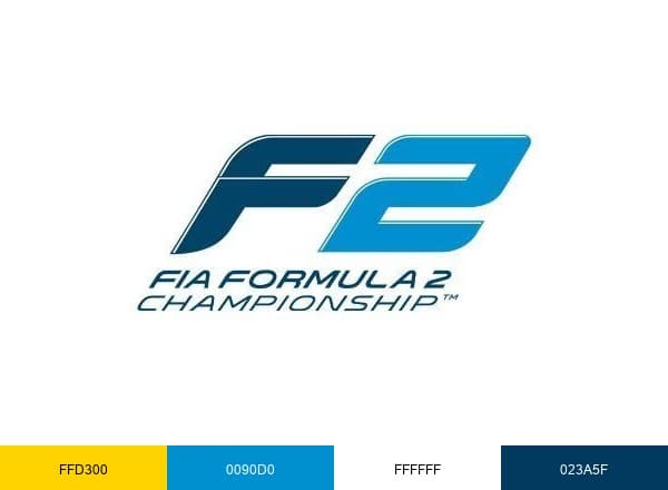 Formula 2 brand color palette