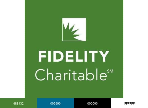 Fidelity Charitable brand color palette