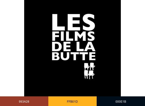 Les Films de la butte brand color palette