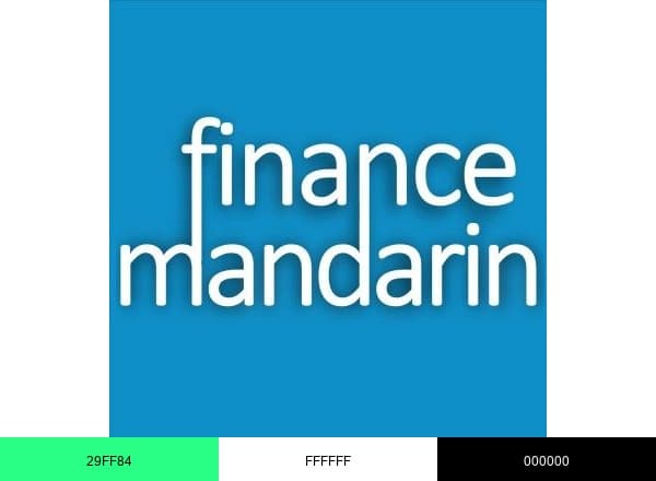 Finance Mandarin 漢通金融學院 brand color palette