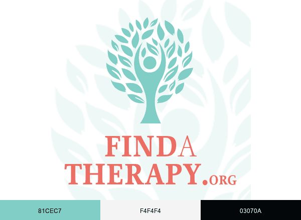 Find a Therapy brand color palette