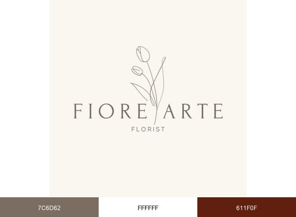 Fiore Arte brand color palette