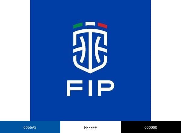 FIP - Federazione Italiana Pallacanestro brand color palette