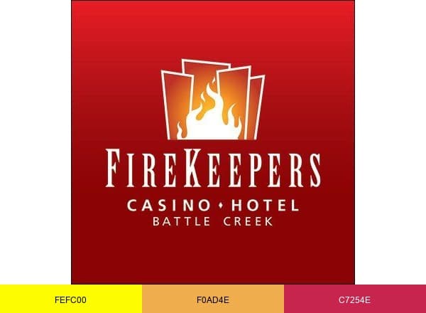 FireKeepers Casino brand color palette