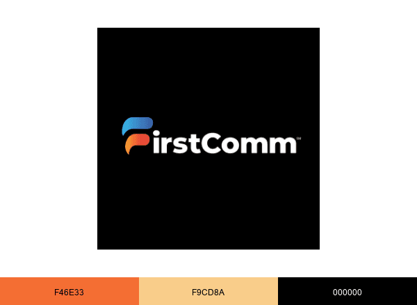 First Communications brand color palette