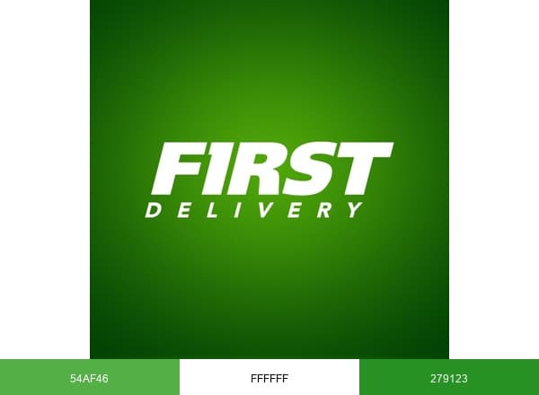 FIRST DELIVERY brand color palette