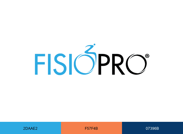 FisioPro brand color palette