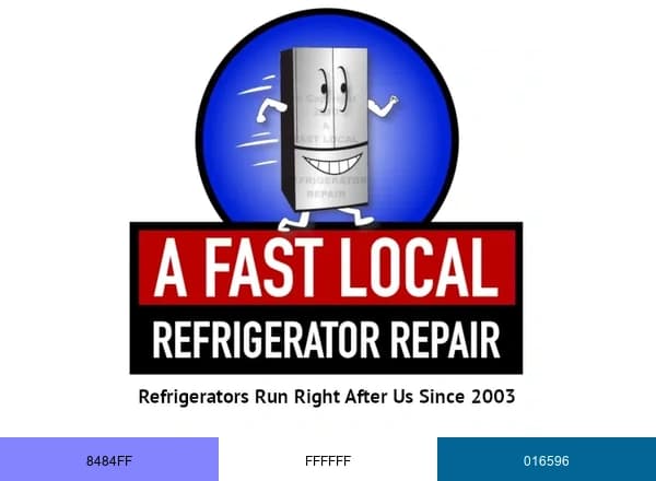 A Fast Local Refrigerator Repair brand color palette