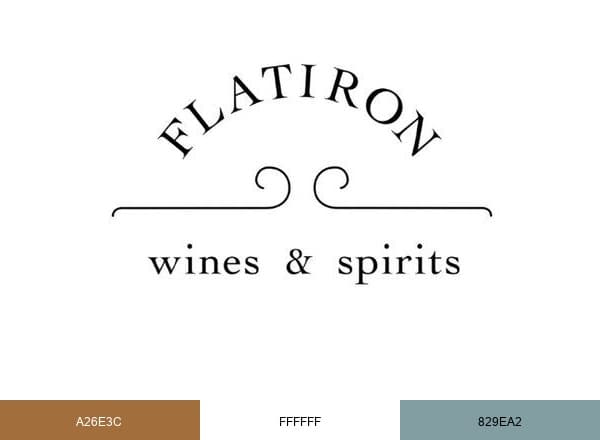 Flatiron Wines & Spirits brand color palette