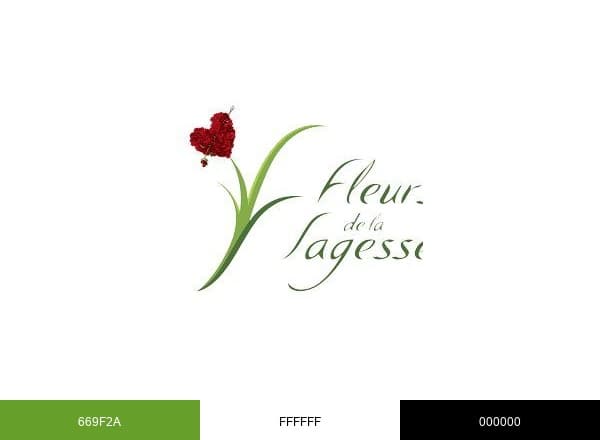 Fleurs de la Sagesse brand color palette
