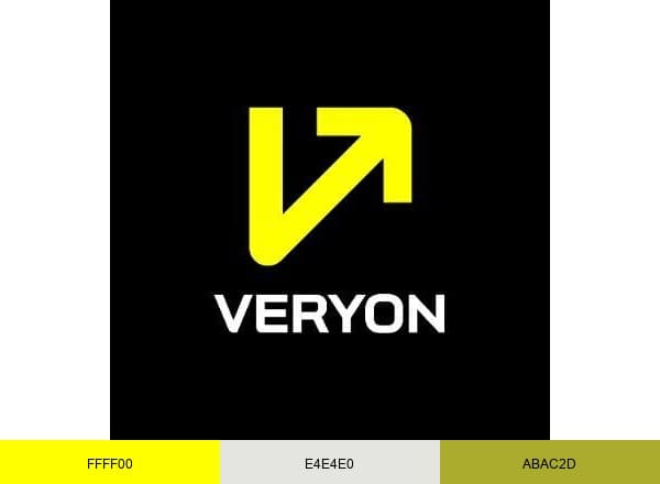 Veryon brand color palette