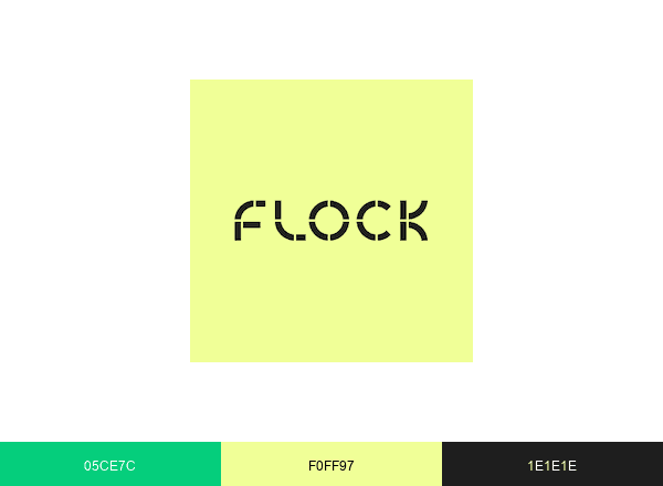 Flock Freight brand color palette