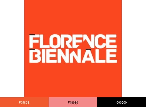 Florence Biennale brand color palette