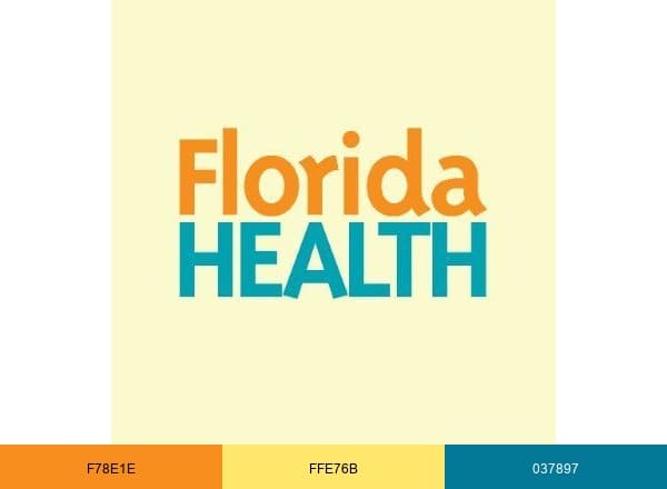 Florida Dept. of Health brand color palette