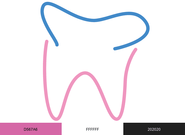 Flossy Smiles brand color palette