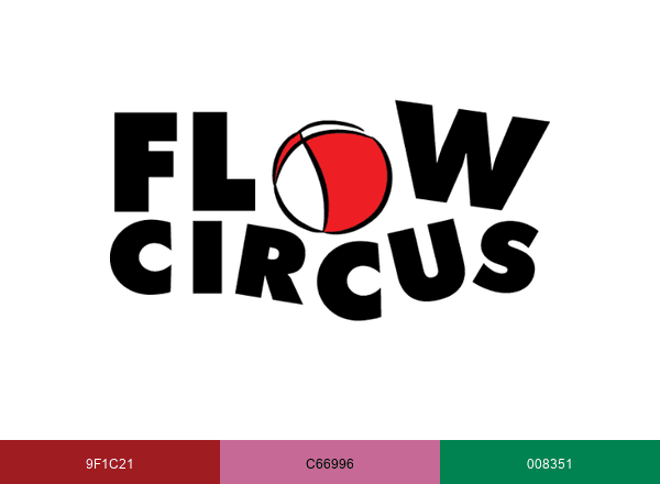 Flow Circus brand color palette