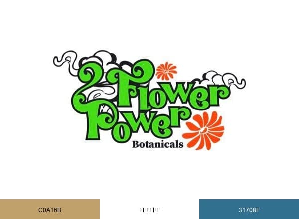 Flower Power brand color palette