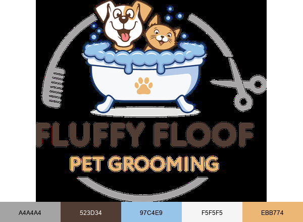 Fluffy Floof brand color palette