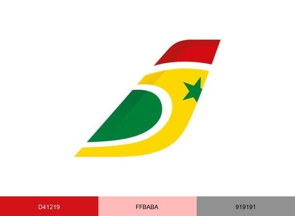 Air Senegal brand color palette