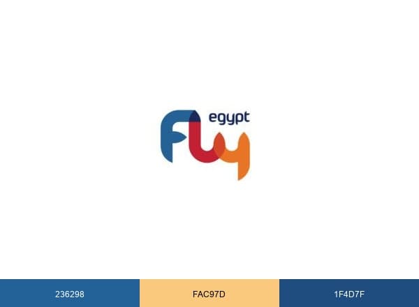 FlyEgypt brand color palette
