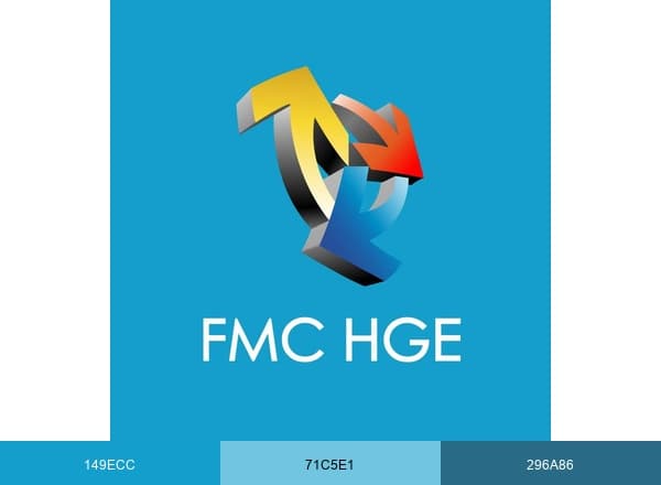 FMC HGE brand color palette