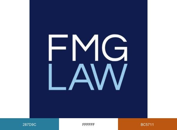 Freeman Mathis and Gary brand color palette