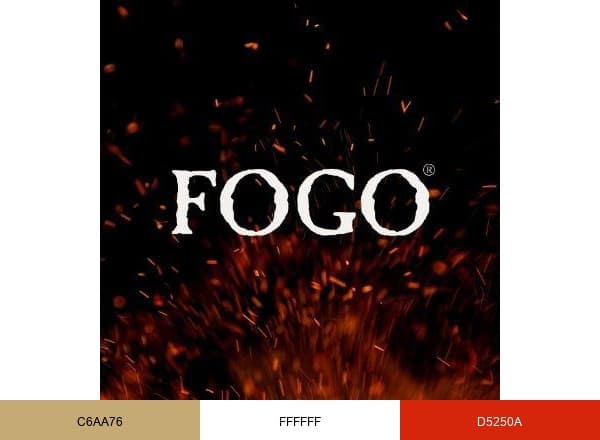 Fogo de Chão brand color palette