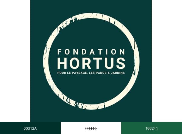 Fondation HORTUS brand color palette
