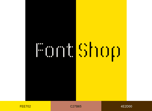 FontShop brand color palette